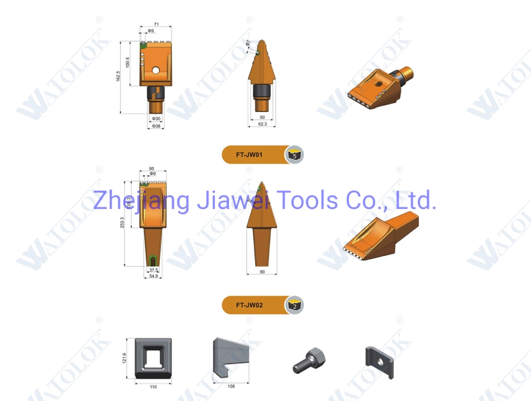 Watolok Foundation Drilling Bits Holder for Baue R Foundation Machine