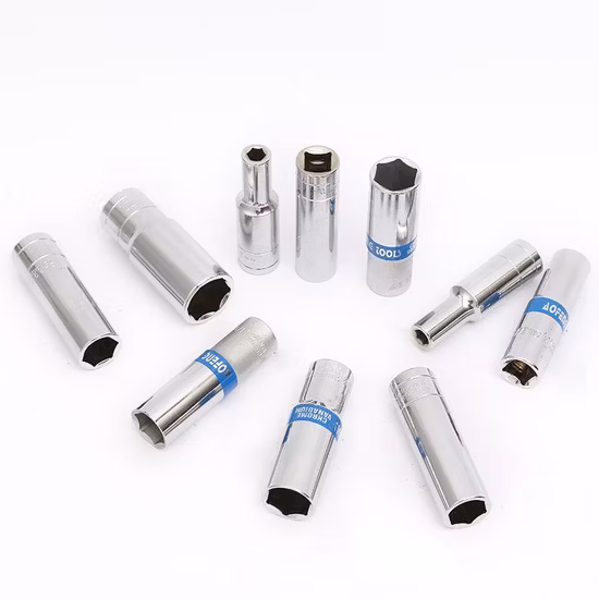 Niedrige MOQ 46 PCS 1/4" Drehmomentschlüssel-Steckschlüsselsatz Haushaltsfahrradreparatur mit Kunststoff-Werkzeugkasten